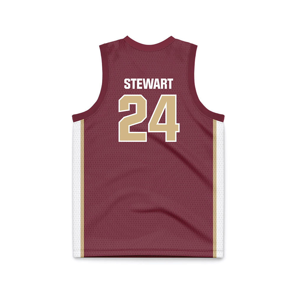 FSU - NCAA Women's Basketball : Morgan Stewart - Garnet Basketball Jersey-1