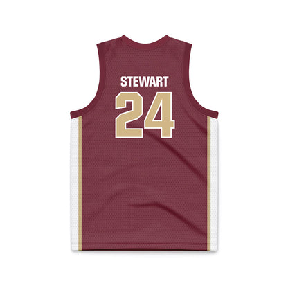 FSU - NCAA Women's Basketball : Morgan Stewart - Garnet Basketball Jersey-1
