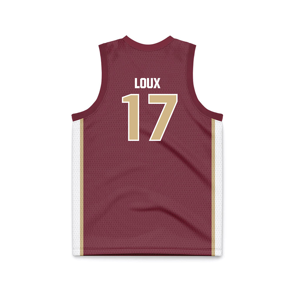 FSU - NCAA Women's Basketball : Kennedy Loux - Garnet Basketball Jersey-1