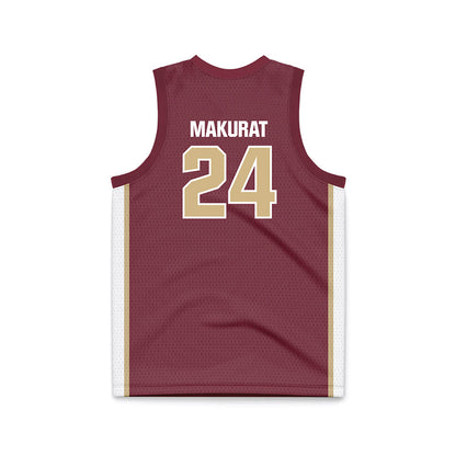 FSU - NCAA Women's Basketball : Agata Makurat - Garnet Basketball Jersey-1