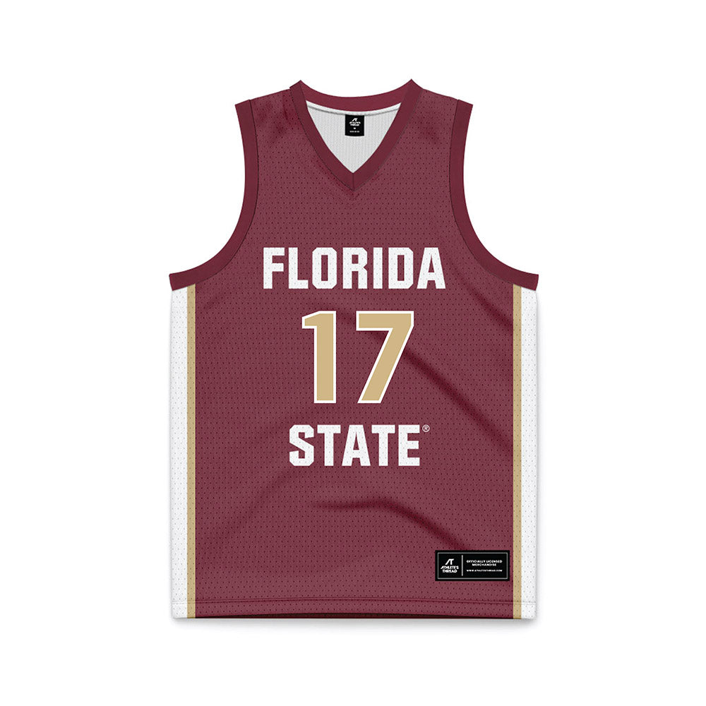 FSU - NCAA Women's Basketball : Kennedy Loux - Garnet Basketball Jersey-0