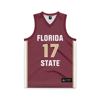 FSU - NCAA Women's Basketball : Kennedy Loux - Garnet Basketball Jersey-0