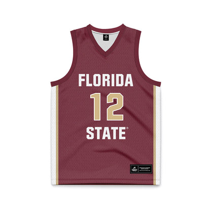 FSU - NCAA Men's Basketball : Tom House - Garnet Basketball Jersey-0