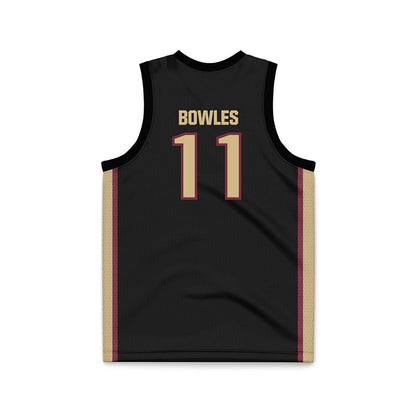FSU - NCAA Women's Basketball : Sydney Bowles - Black Basketball Jersey-1