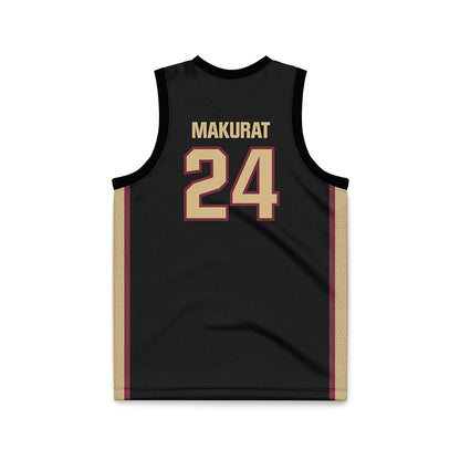 FSU - NCAA Women's Basketball : Agata Makurat - Black Basketball Jersey-1