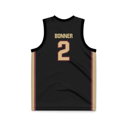 FSU - NCAA Women's Basketball : Amaya Bonner - Black Basketball Jersey-1