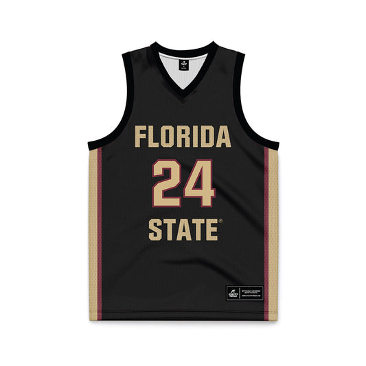 FSU - NCAA Women's Basketball : Agata Makurat - Black Basketball Jersey-0
