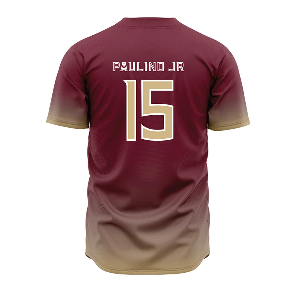 FSU - NCAA Baseball : Kelvyn Paulino Jr - Garnet Jersey-1