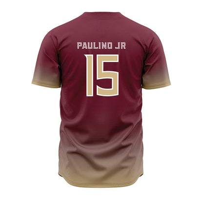 FSU - NCAA Baseball : Kelvyn Paulino Jr - Garnet Jersey-1