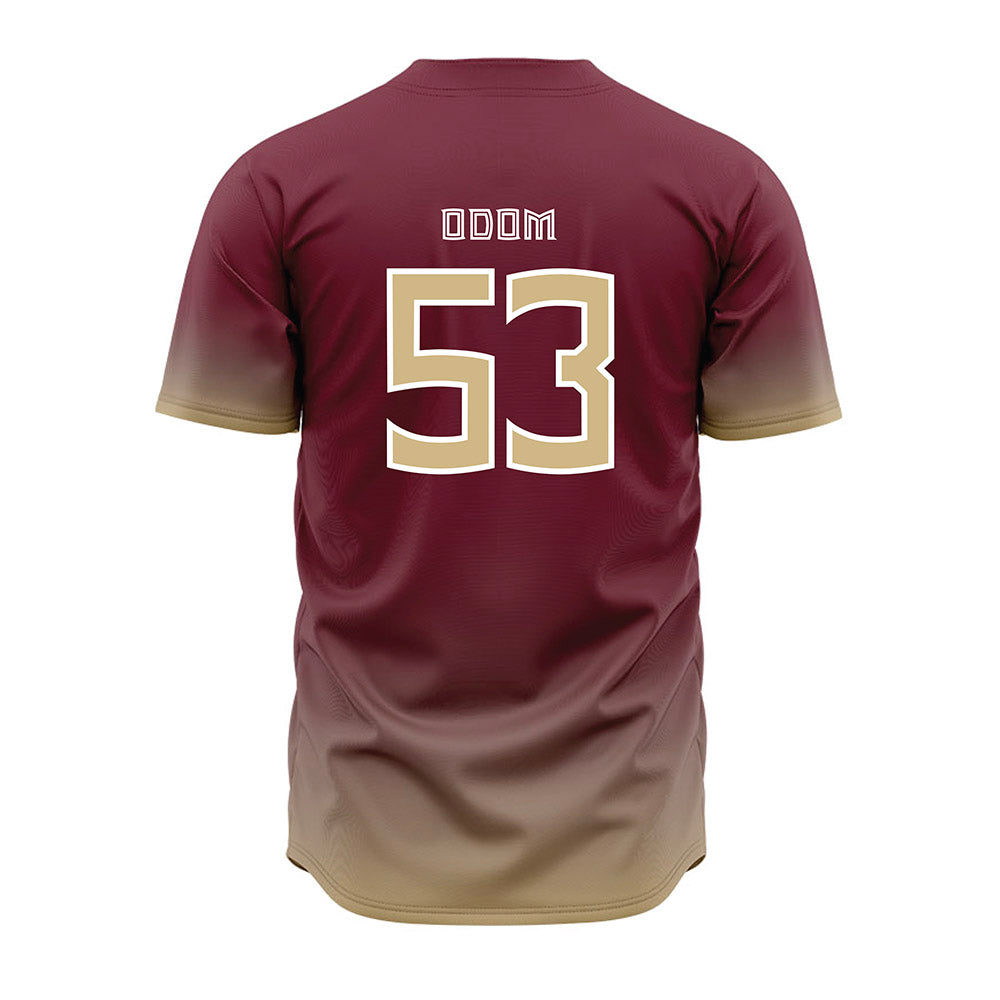 FSU - NCAA Baseball : Cam Odom - Garnet Jersey-1