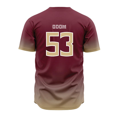 FSU - NCAA Baseball : Cam Odom - Garnet Jersey-1