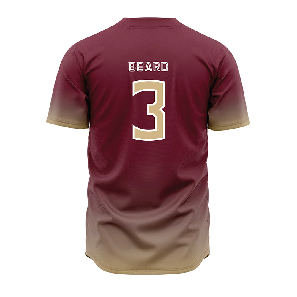 FSU - NCAA Baseball : Trey Beard - Garnet Jersey-1
