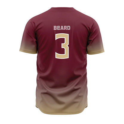 FSU - NCAA Baseball : Trey Beard - Garnet Jersey-1
