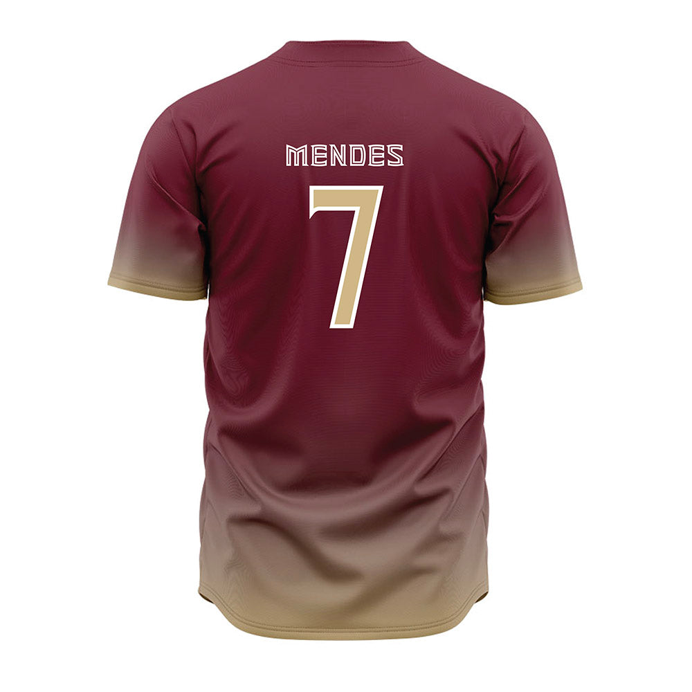FSU - NCAA Baseball : Wes Mendes - Garnet Jersey-1