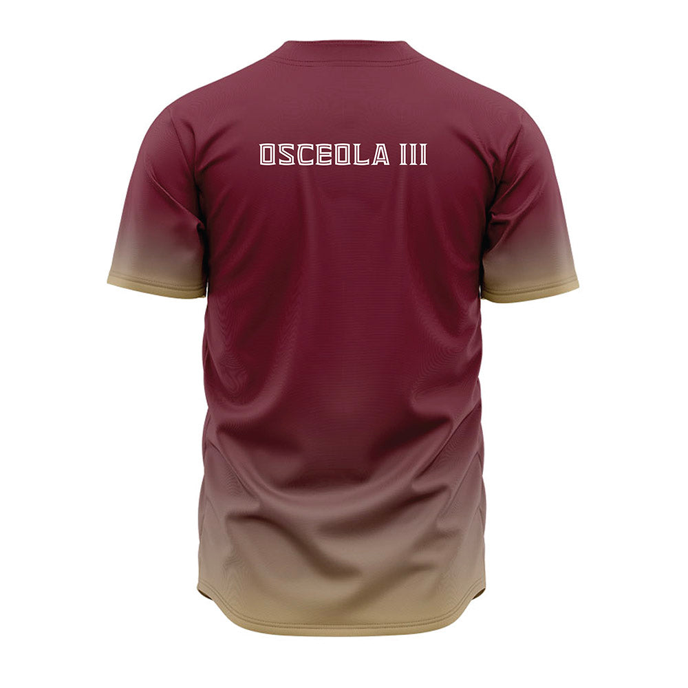 FSU - NCAA Baseball : OB Osceola III - Garnet Jersey-1