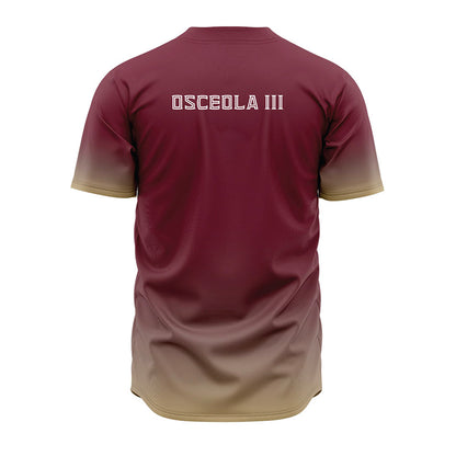 FSU - NCAA Baseball : OB Osceola III - Garnet Jersey-1