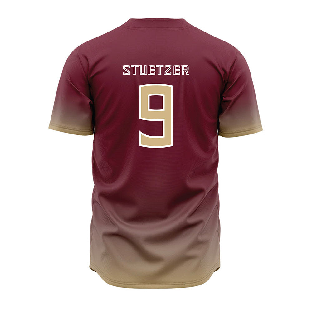 FSU - NCAA Baseball : John Stuetzer - Garnet Jersey-1
