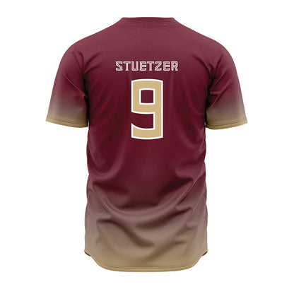 FSU - NCAA Baseball : John Stuetzer - Garnet Jersey-1