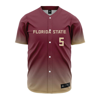 FSU - NCAA Baseball : Gabe Fraser - Garnet Jersey-0