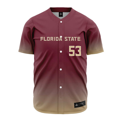 FSU - NCAA Baseball : Cam Odom - Garnet Jersey-0