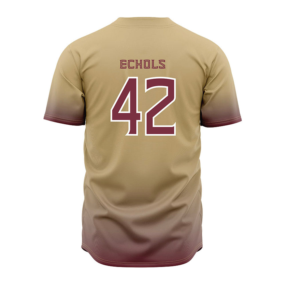 FSU - NCAA Baseball : Jake Echols - Cream Jersey-1