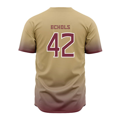 FSU - NCAA Baseball : Jake Echols - Cream Jersey-1