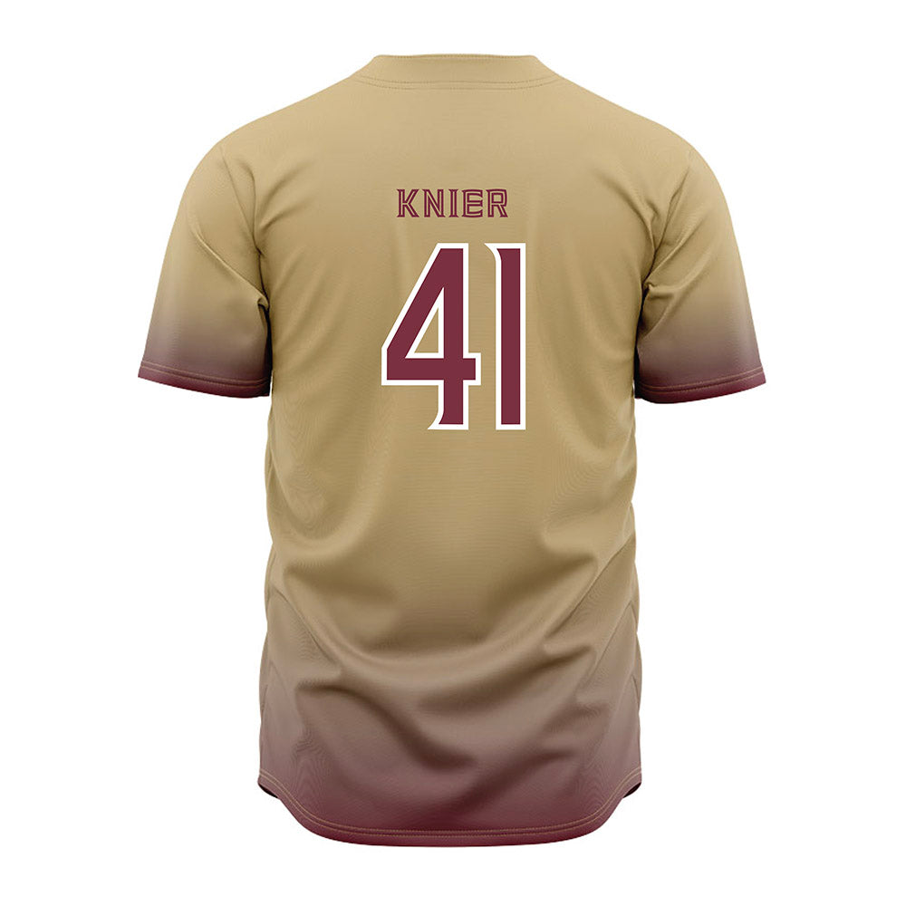 FSU - NCAA Baseball : Chris Knier - Cream Jersey-1