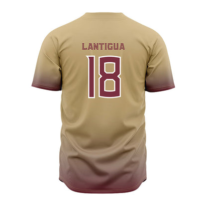 FSU - NCAA Baseball : Emmanuel Lantigua - Cream Jersey-1