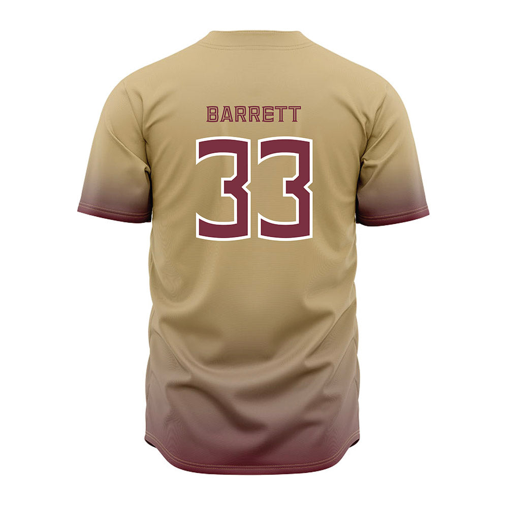 FSU - NCAA Baseball : Ben Barrett - Cream Jersey-1