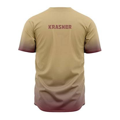 FSU - NCAA Baseball : Spencer Krasner - Cream Jersey-1