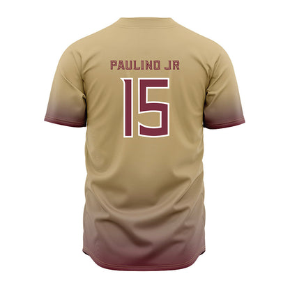 FSU - NCAA Baseball : Kelvyn Paulino Jr - Cream Jersey-1