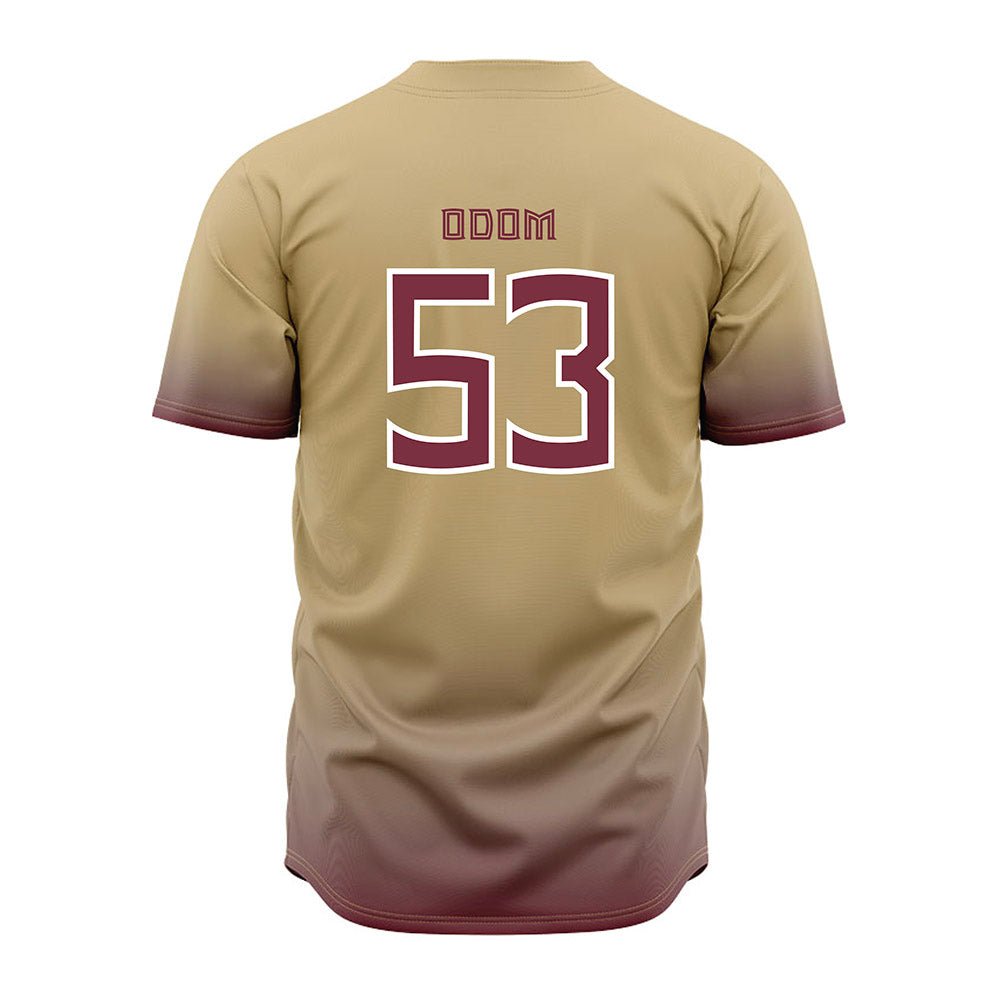FSU - NCAA Baseball : Cam Odom - Cream Jersey-1