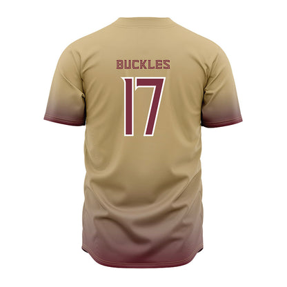 FSU - NCAA Baseball : Charlie Buckles - Cream Jersey-1