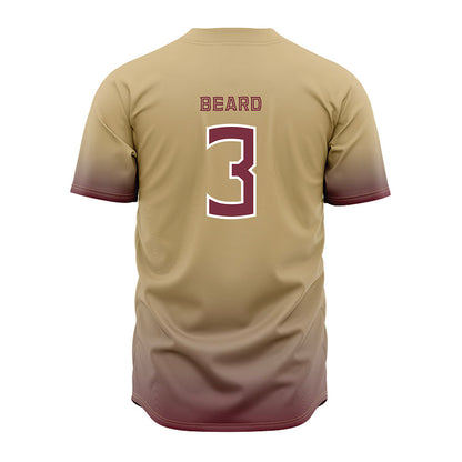 FSU - NCAA Baseball : Trey Beard - Cream Jersey-1