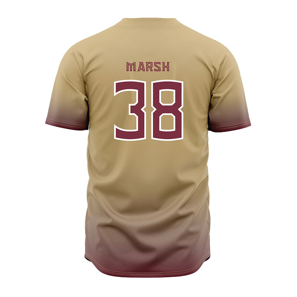 FSU - NCAA Baseball : Clancy Marsh - Cream Jersey-1