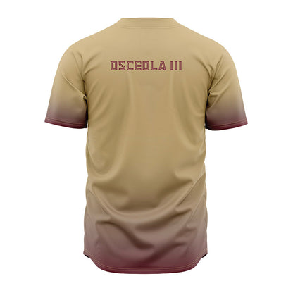 FSU - NCAA Baseball : OB Osceola III - Cream Jersey-1