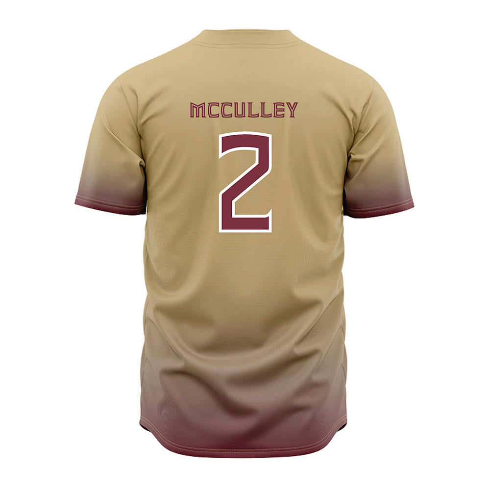 FSU - NCAA Baseball : Carter McCulley - Cream Jersey-1