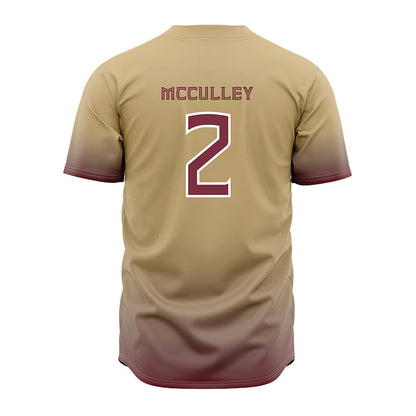 FSU - NCAA Baseball : Carter McCulley - Cream Jersey-1