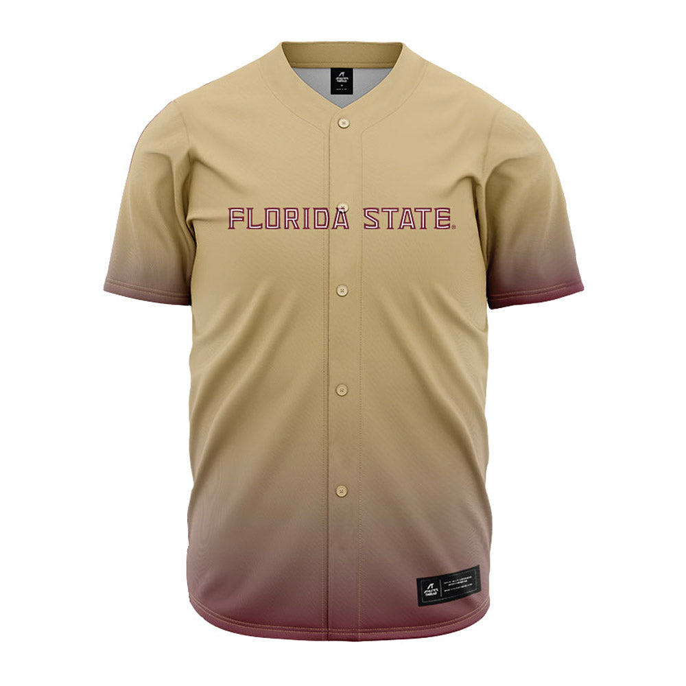 FSU - NCAA Baseball : Spencer Krasner - Cream Jersey-0