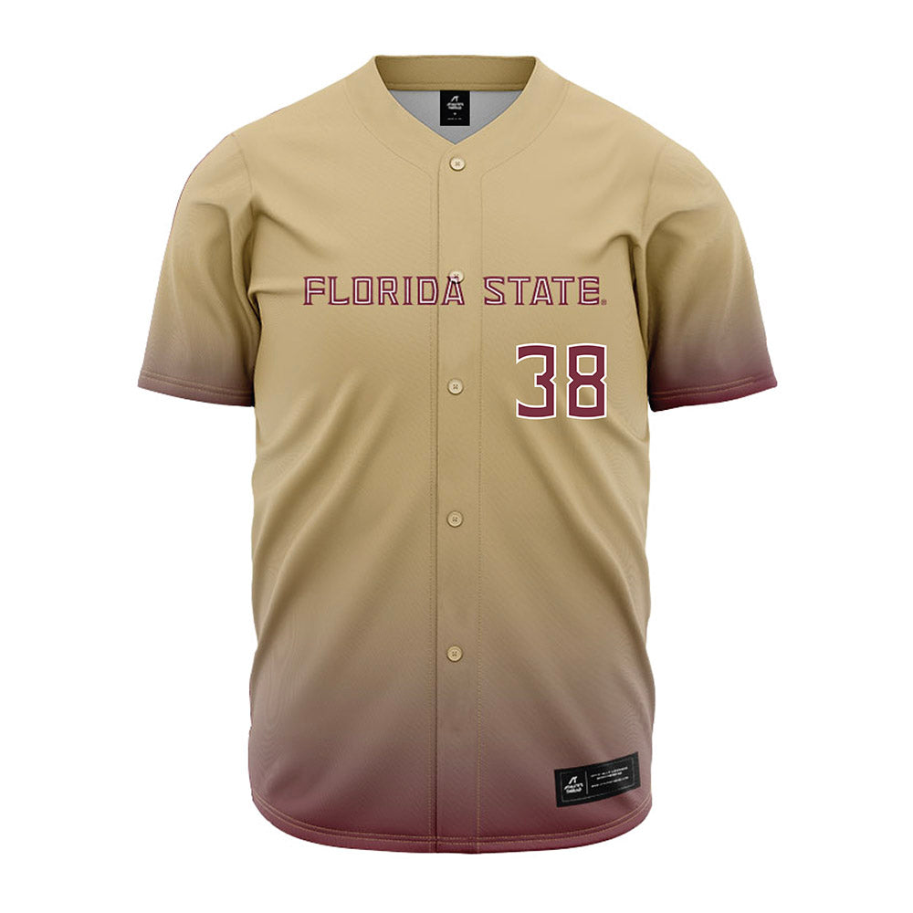 FSU - NCAA Baseball : Clancy Marsh - Cream Jersey-0