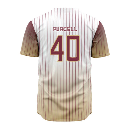 FSU - NCAA Baseball : Brodie Purcell - Pinstripe Jersey-1