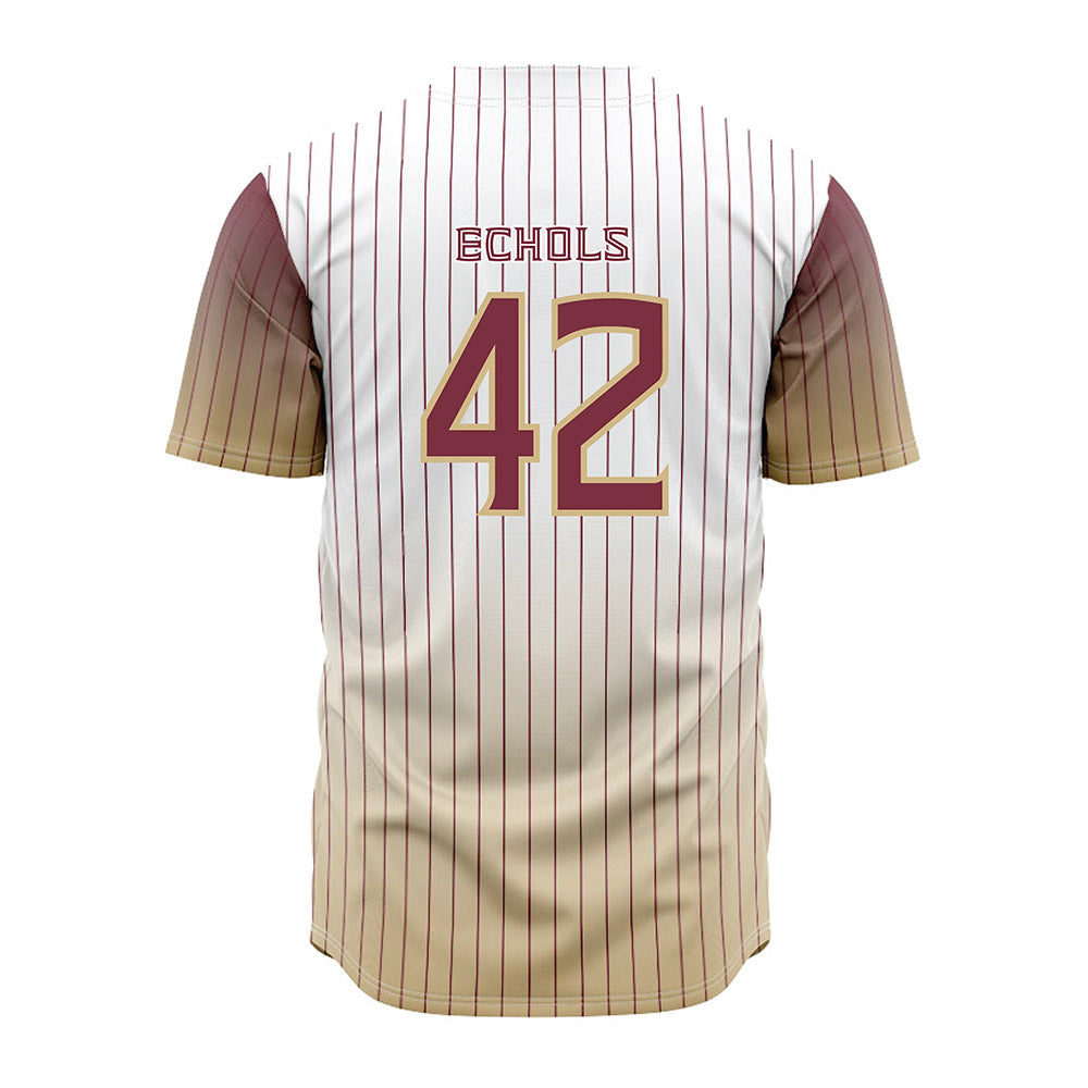 FSU - NCAA Baseball : Jake Echols - Pinstripe Jersey-1