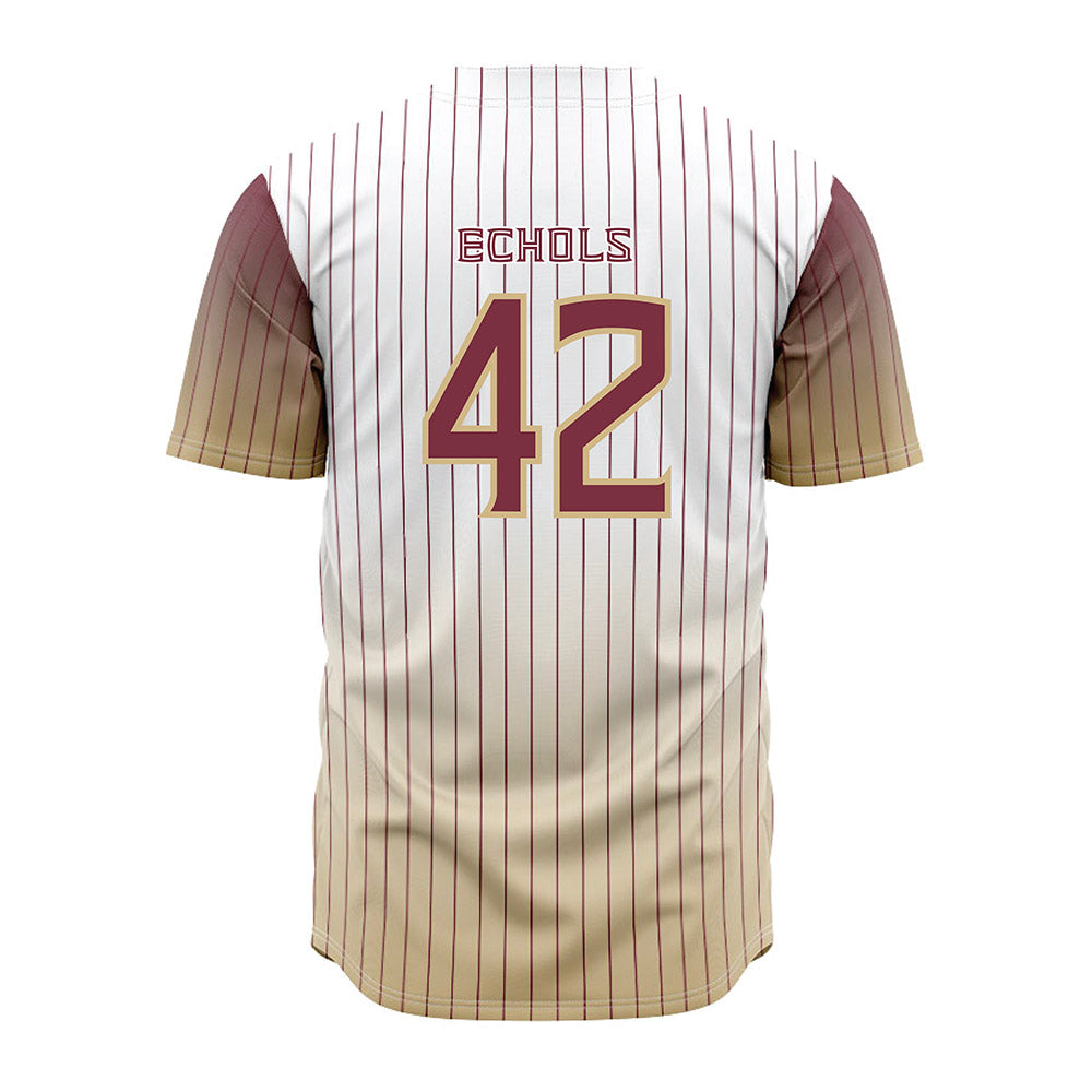 FSU - NCAA Baseball : Jake Echols - Pinstripe Jersey-1