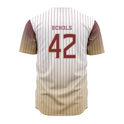 FSU - NCAA Baseball : Jake Echols - Pinstripe Jersey-1