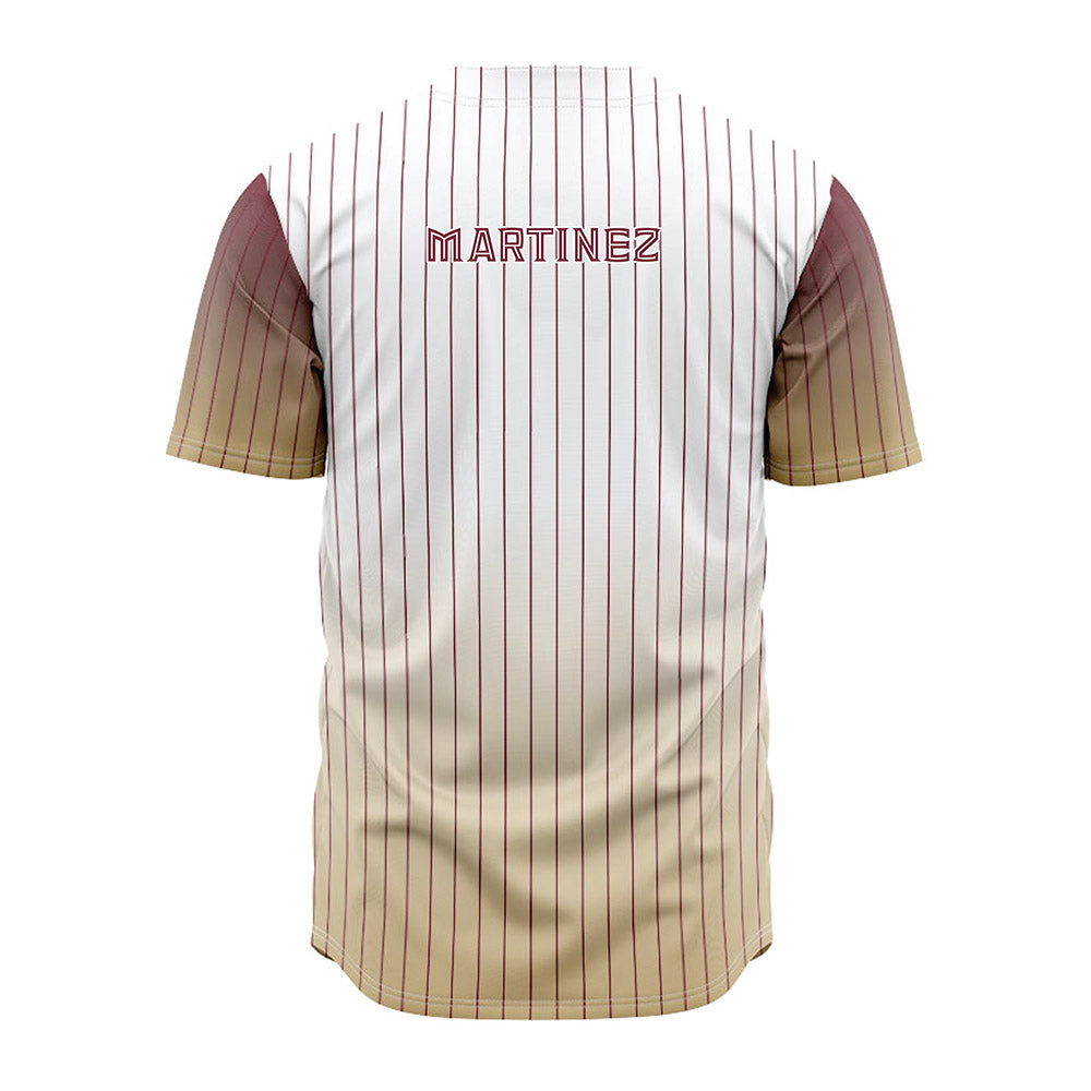 FSU - NCAA Baseball : Jordan Martinez - Pinstripe Jersey-1