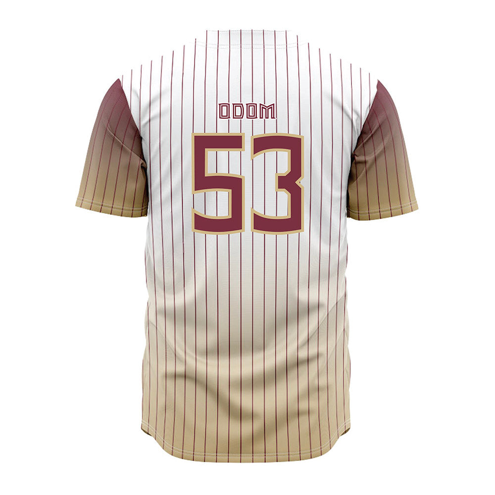 FSU - NCAA Baseball : Cam Odom - Pinstripe Jersey-1