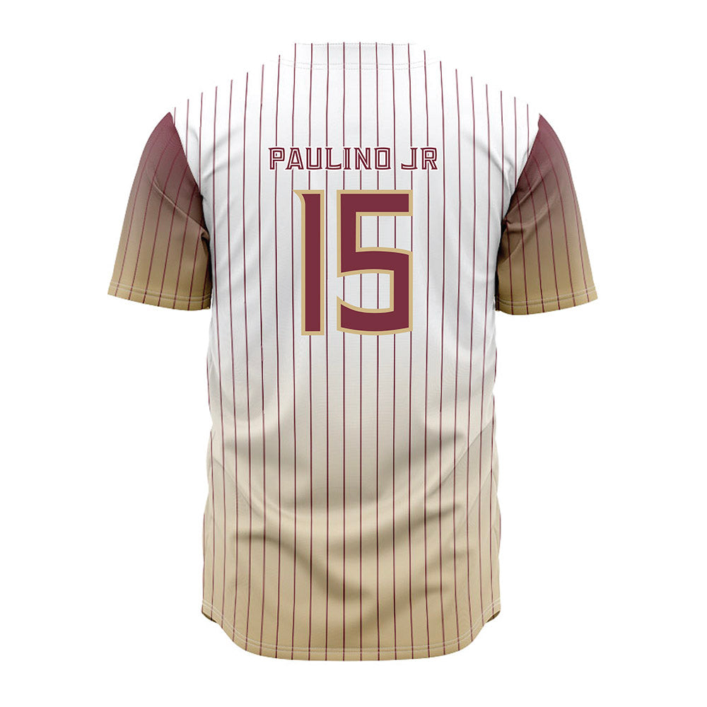 FSU - NCAA Baseball : Kelvyn Paulino Jr - Pinstripe Jersey-1