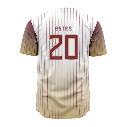 FSU - NCAA Baseball : Jace Estes - Pinstripe Jersey-1