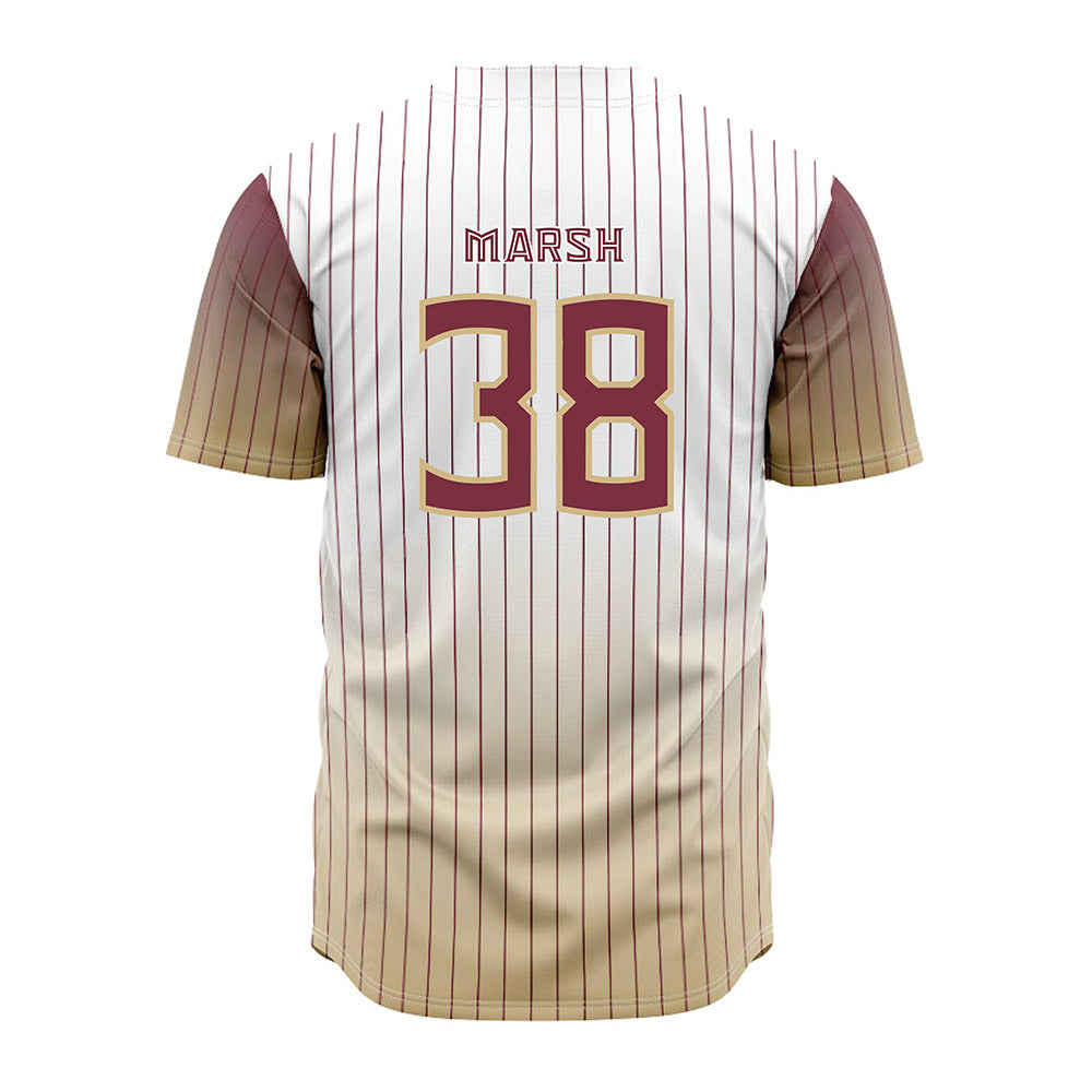FSU - NCAA Baseball : Clancy Marsh - Pinstripe Jersey-1