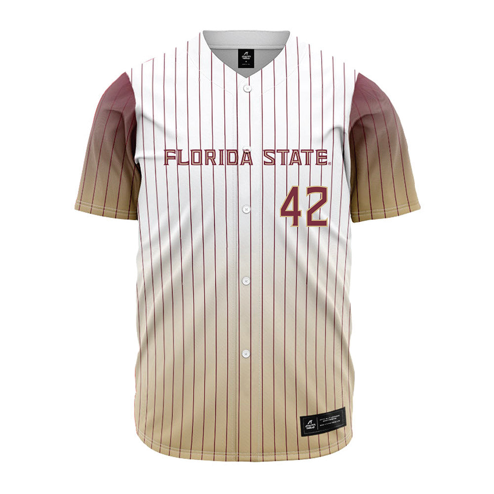 FSU - NCAA Baseball : Jake Echols - Pinstripe Jersey-0